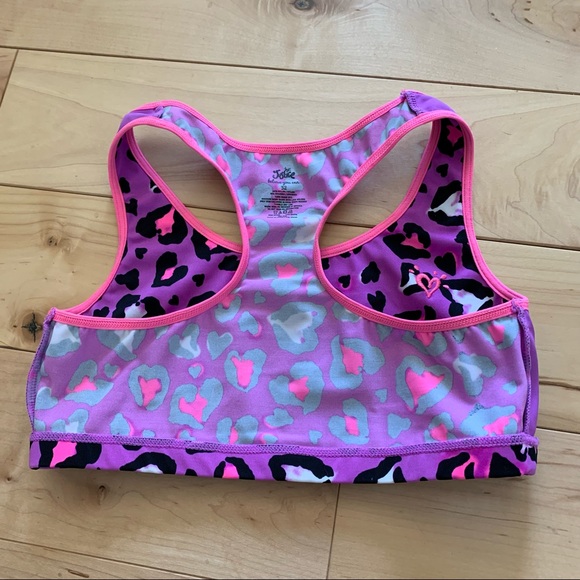 Justice Youth Racerback Sports Bra 🌺 Size 32 (14) - Picture 7 of 7